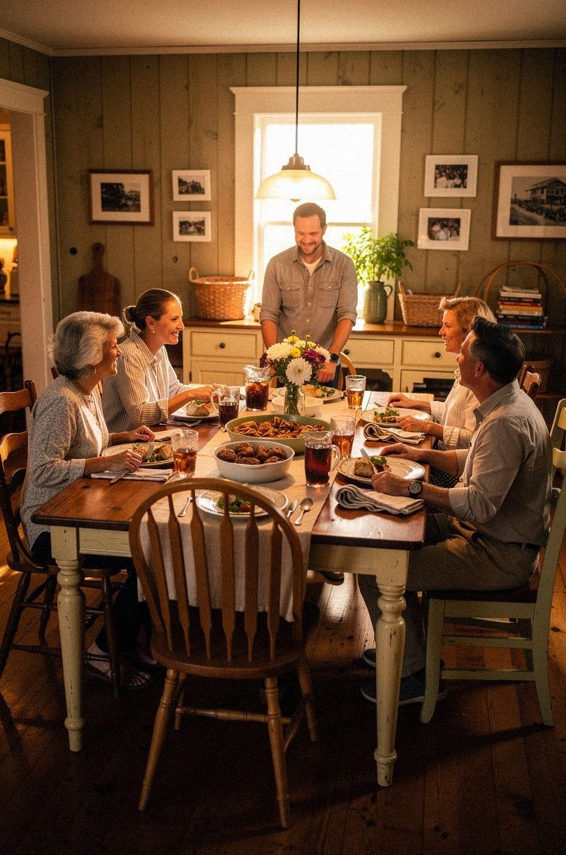 I Turned My Southern Dining Room Into a Sunday-Supper Gathering Spot