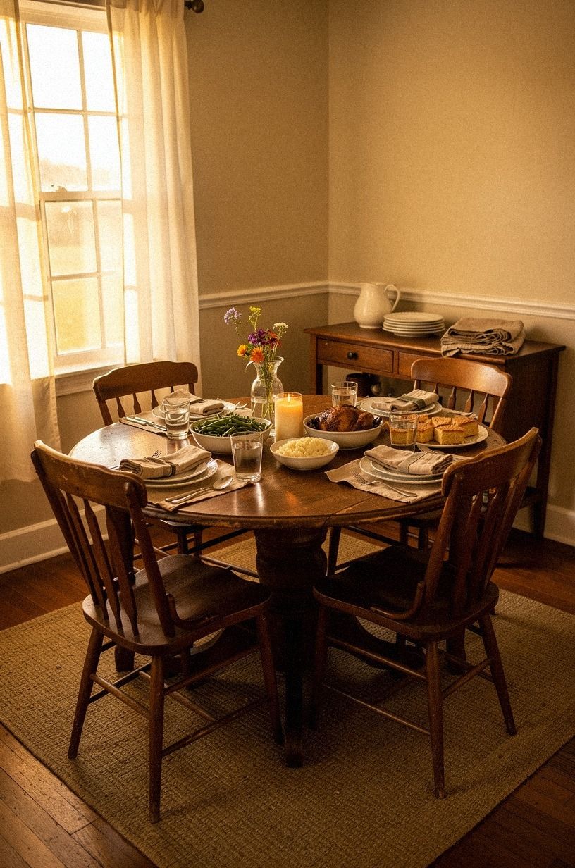 What makes a small dining room feel welcoming?