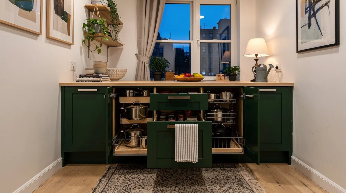 Convert a Base Cabinet into Drawers