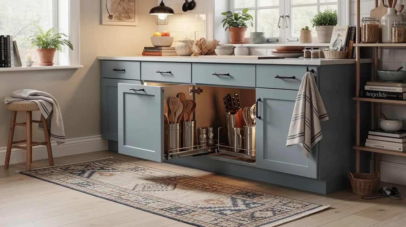 Tuck Utensils Beneath the Countertop