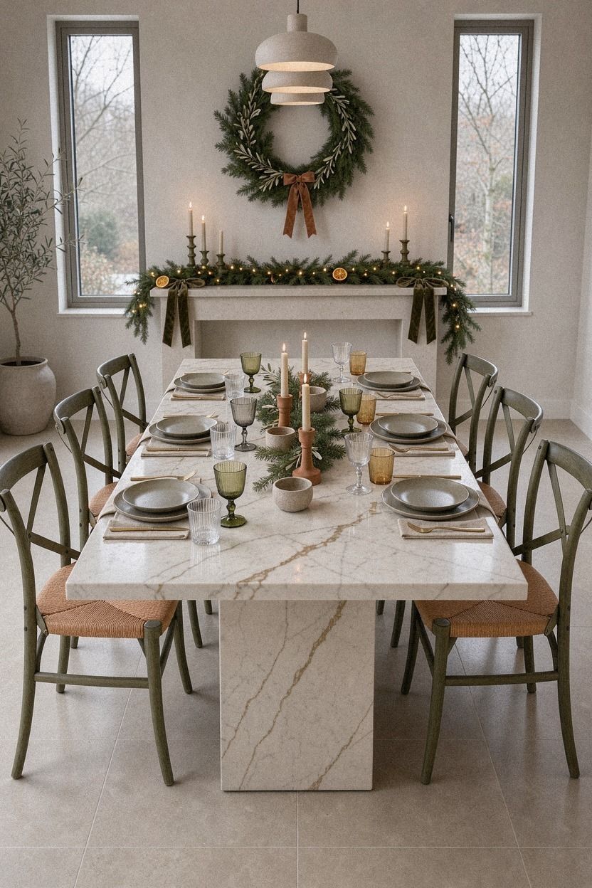 Frame the Place Settings With Mismatched Glassware