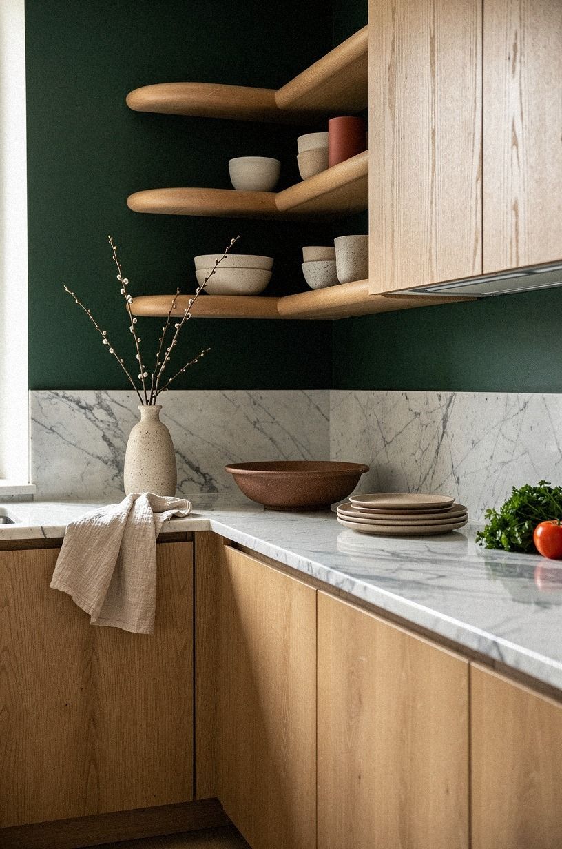 Farrow & Ball Studio Green for One Grounded Wall