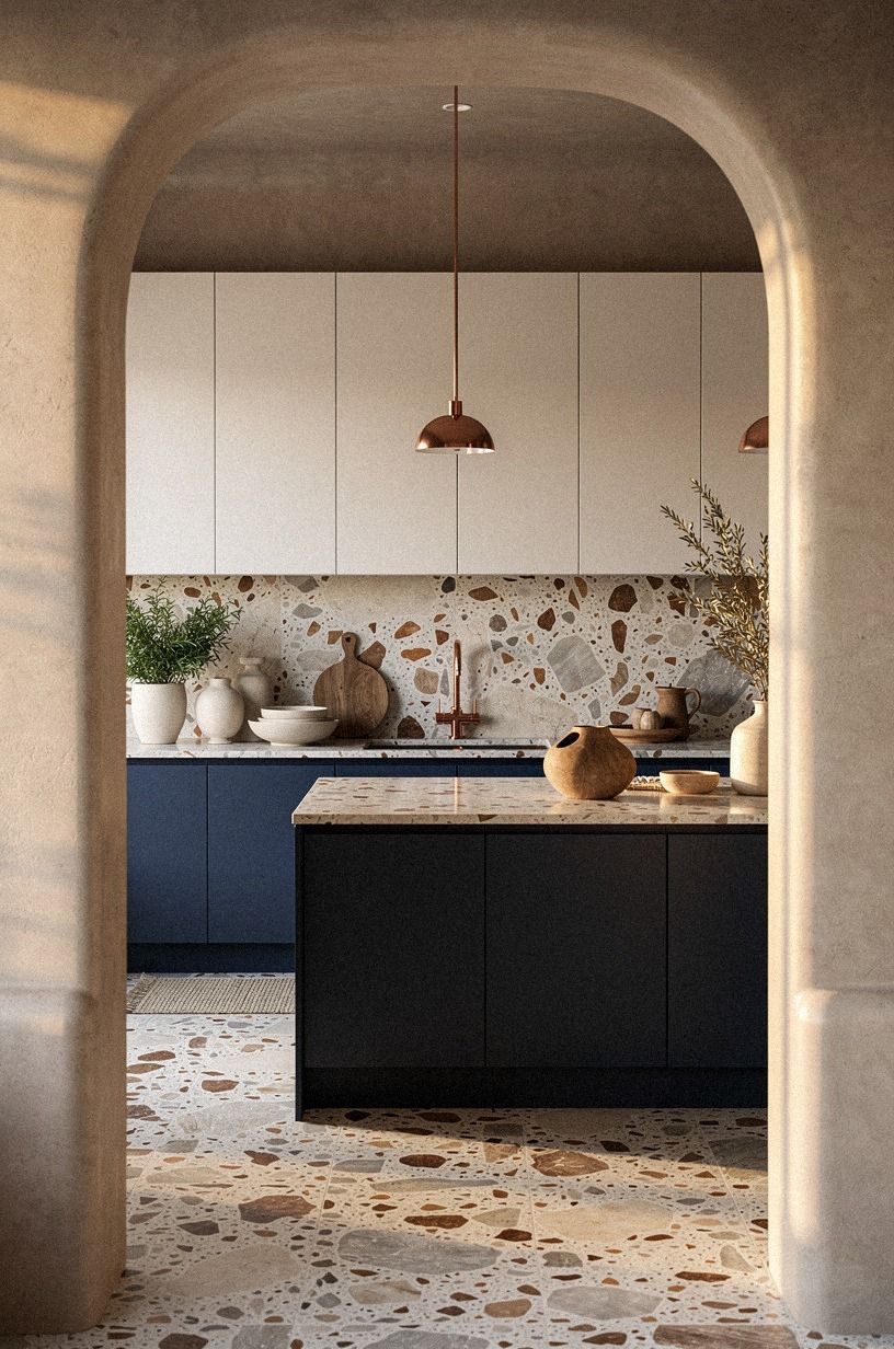 Paint the uppers in Benjamin Moore White Dove