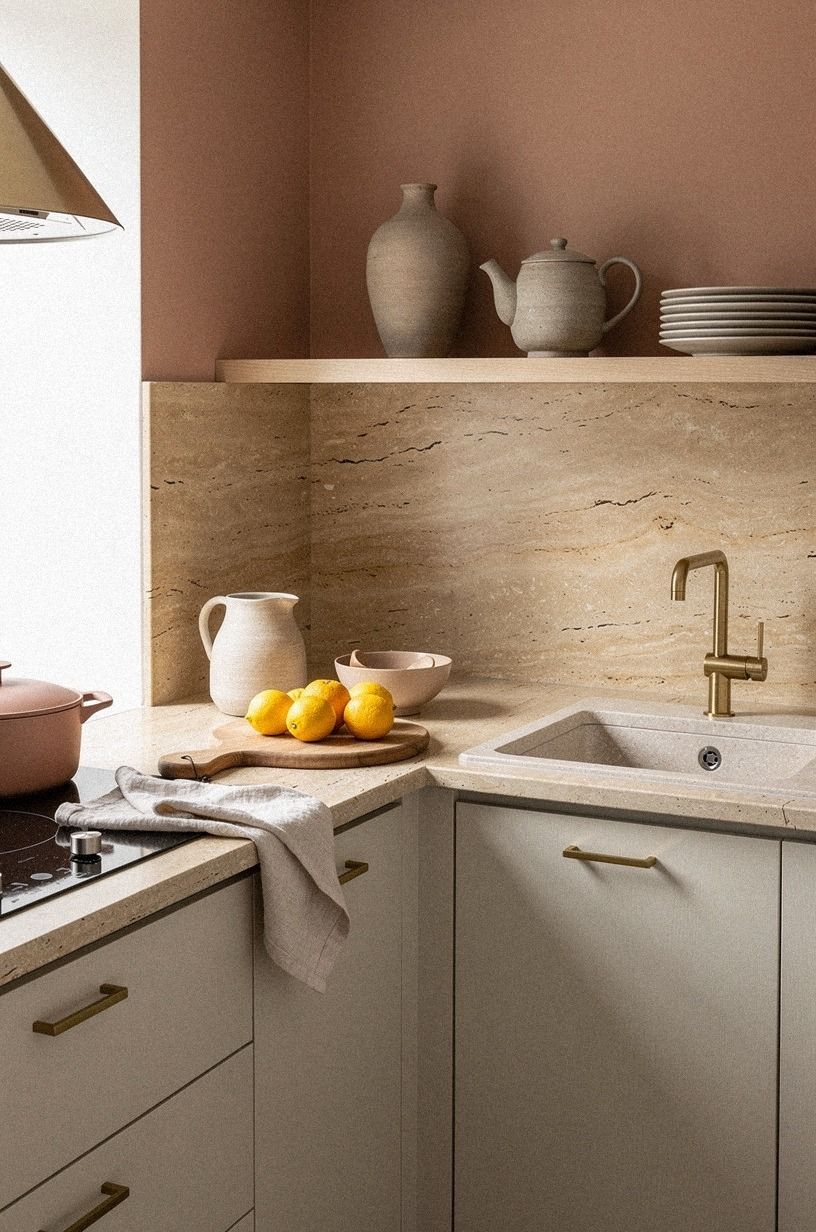 Style the counter with useful warmth