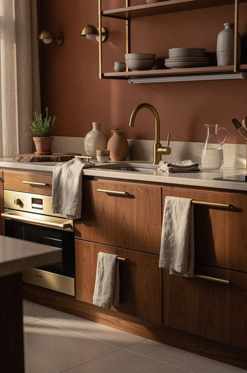 Swap cold hardware for unlacquered brass