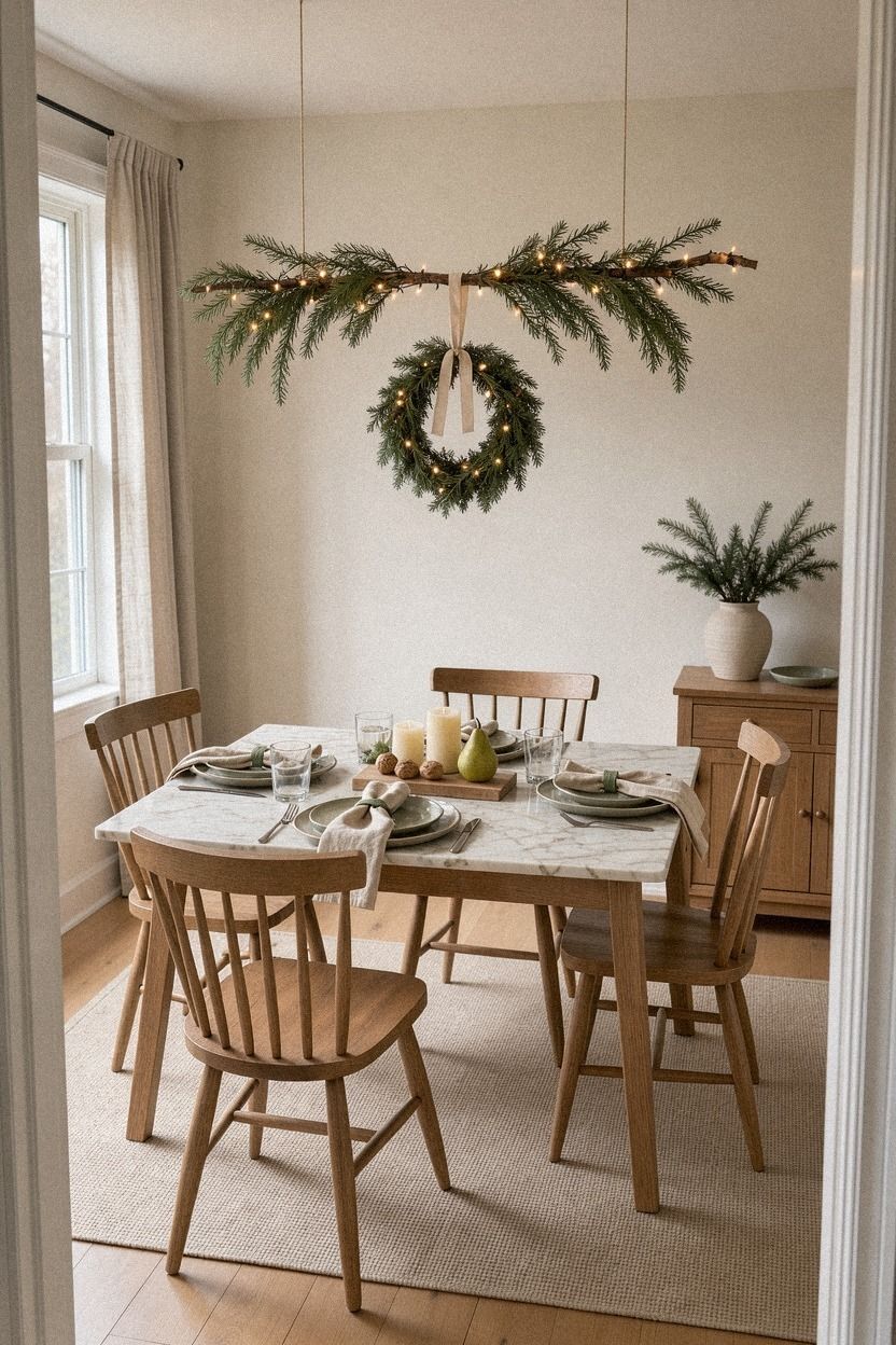 Hang a Simple Branch Above the Table