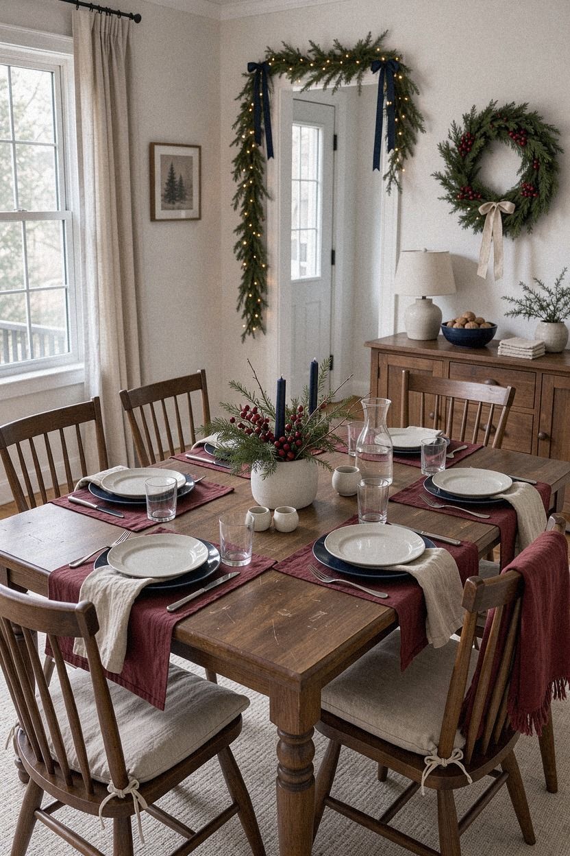Swap Red Plaid for Cranberry and Oat