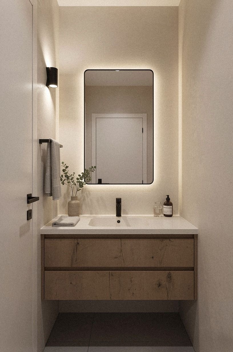 Float the vanity for the Air-Gap Effect