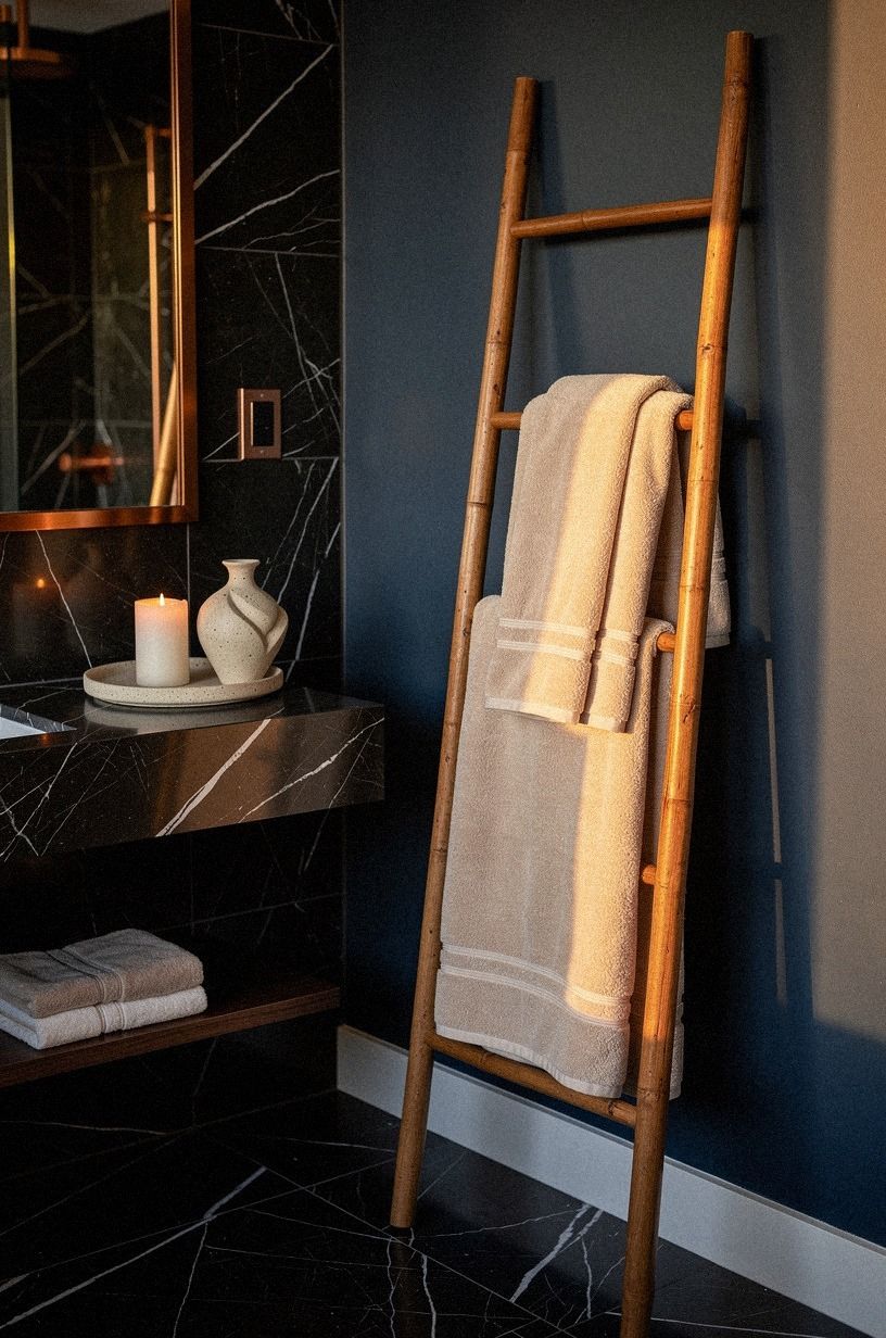 Hang Towels in the Warm-Texture Ladder: Softness Without Clutter