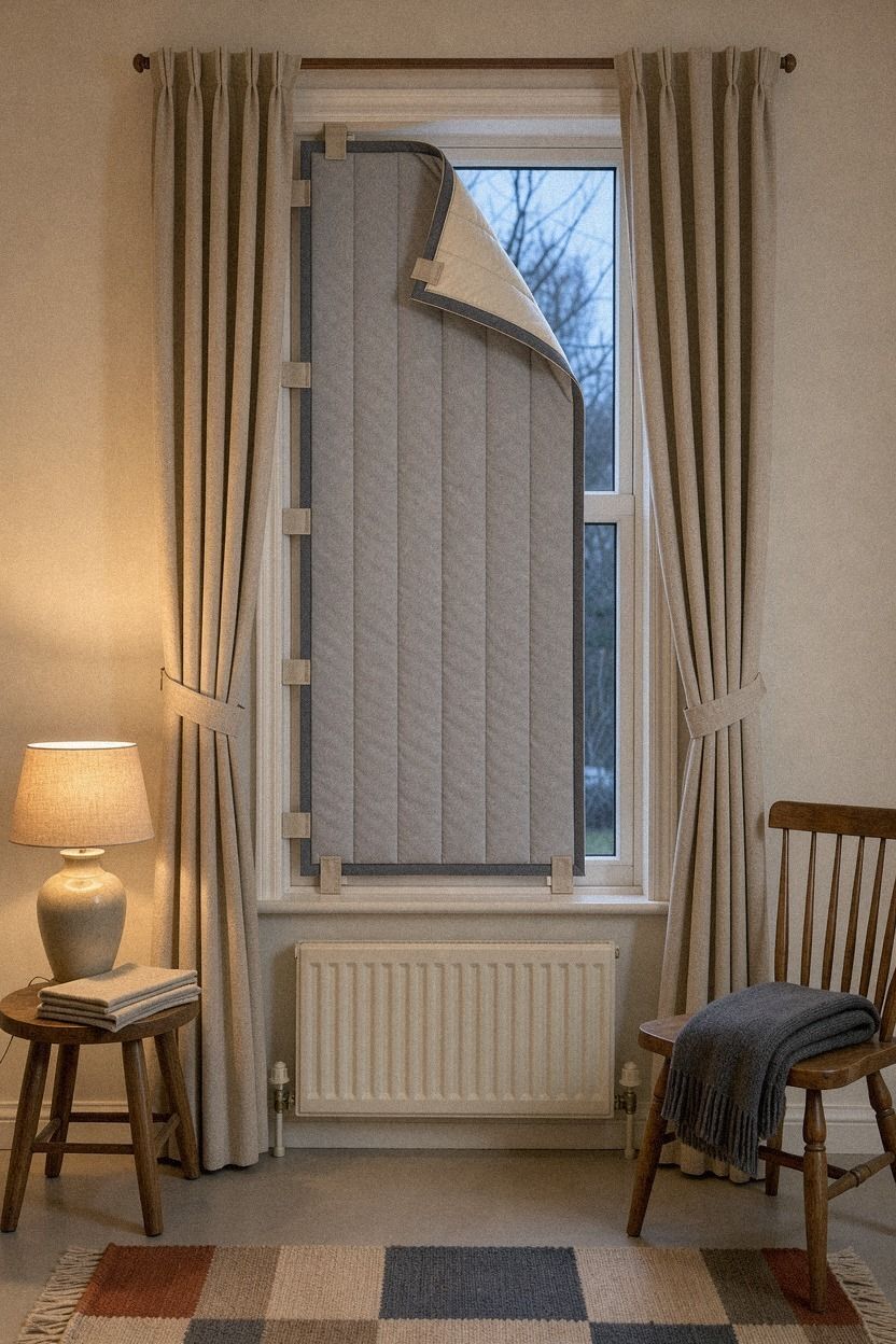 Use the Three-Clip Rule for Rental-Friendly Thermal Curtains