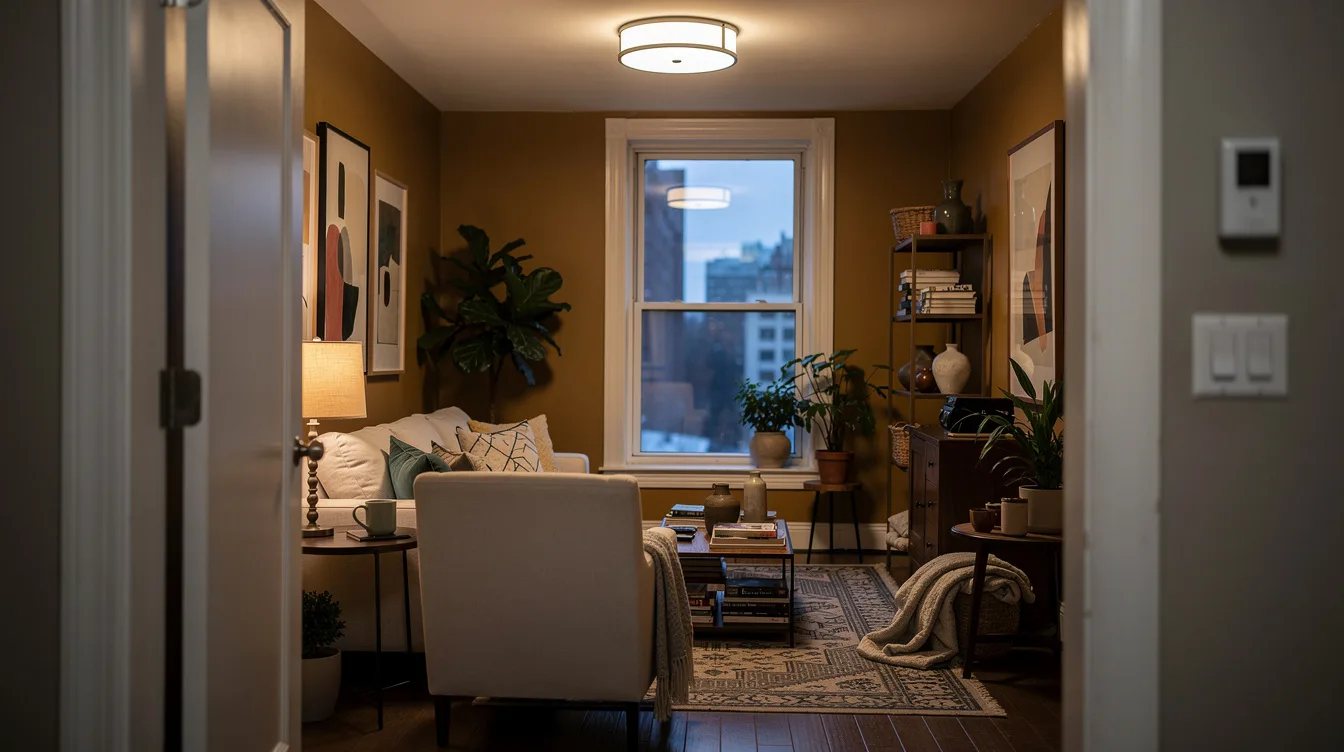 Replace a Fluorescent Box with a Flush Mount