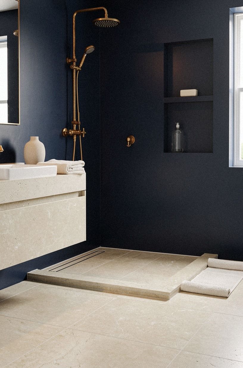 Build the Open-Shower Fall Before Finishing