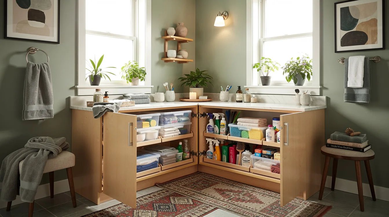 Give Cleaning Supplies a Sealed Zone