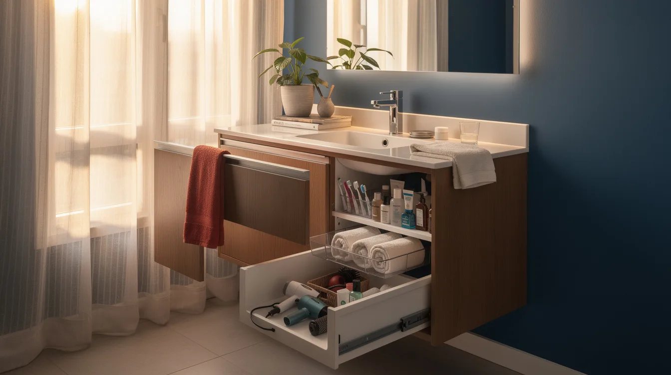 Narrow Vanity Eating Your Storage? 12 Container Store Drawer Systems