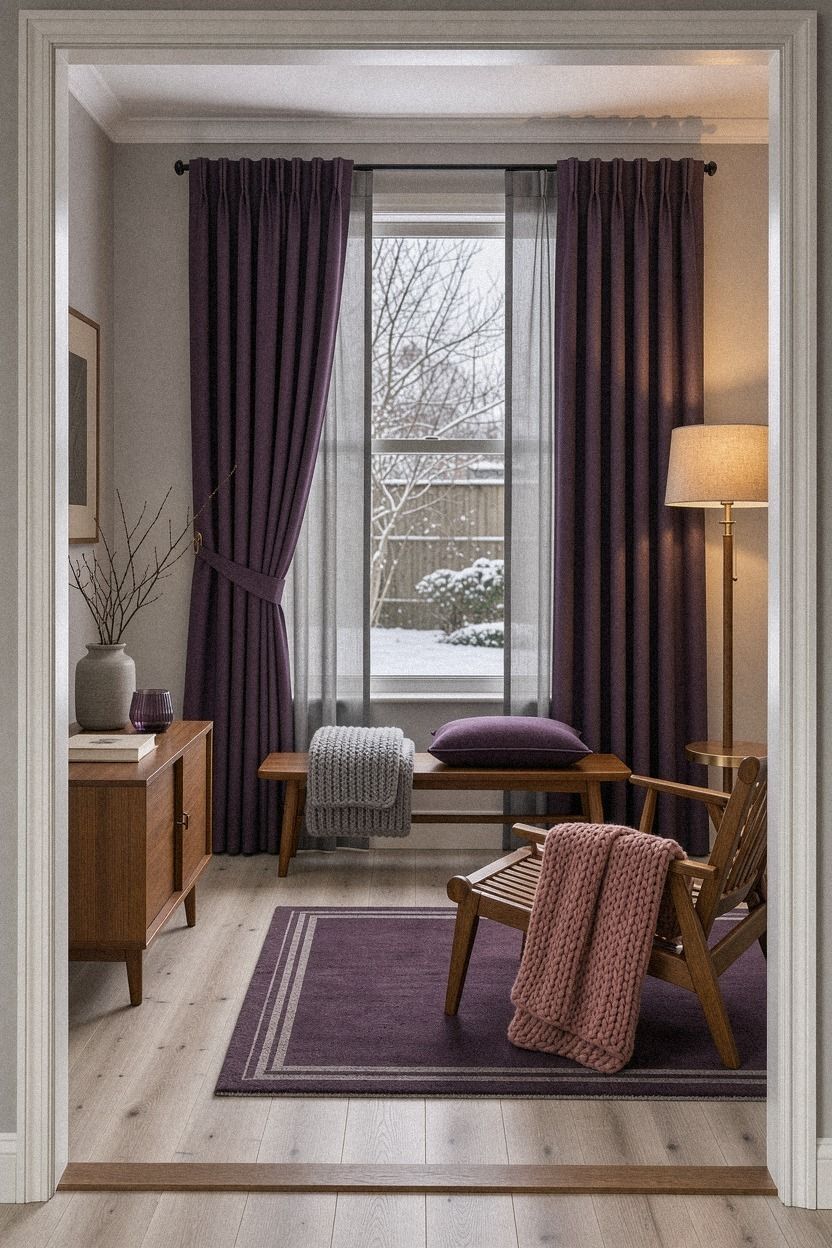 12 DIY Winter Curtain Fixes for a Draughty Old Window That Actually Keep Heat In