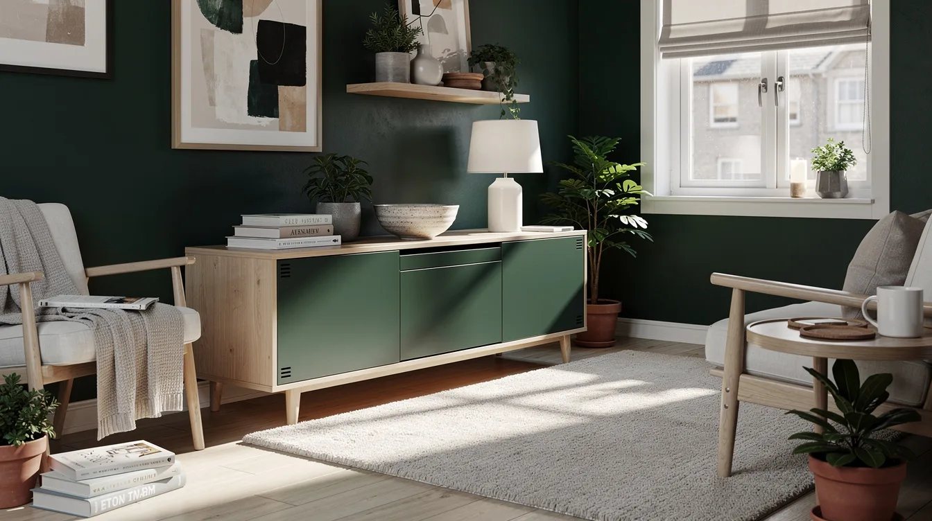 Hide Media Equipment in a Credenza