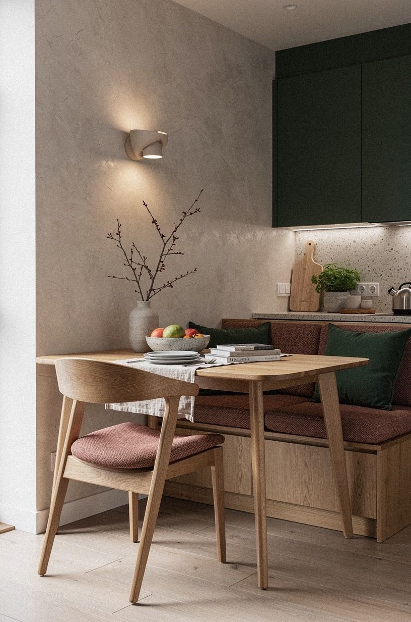 Finish With a Small-Space Dining Nook Layout