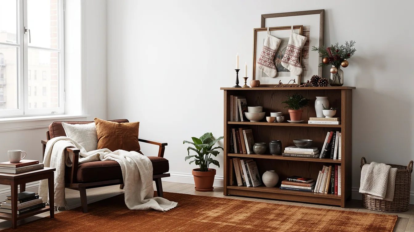 Create a Shelf Mantel on a Bookcase