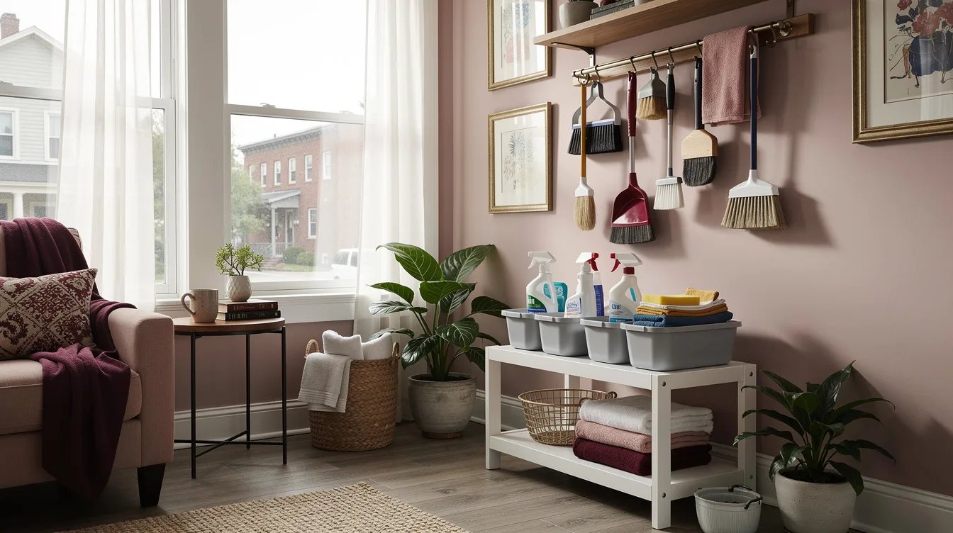 Hang Brushes Above the Floor