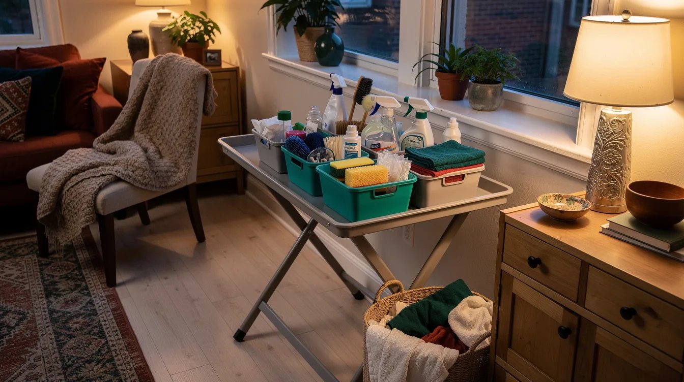 Protect the Folding Counter With a Tray