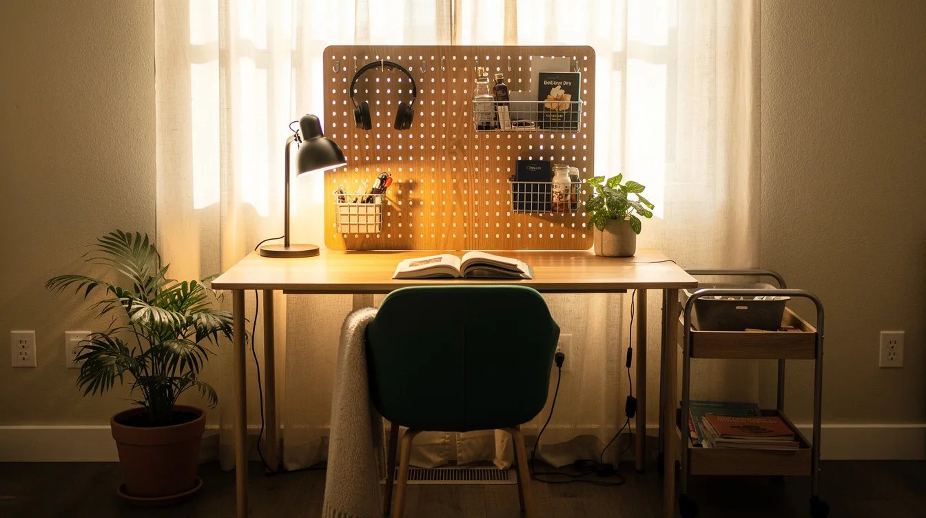 Landlord Said No Holes? These 12 Desk Setups Make Walls Work Harder