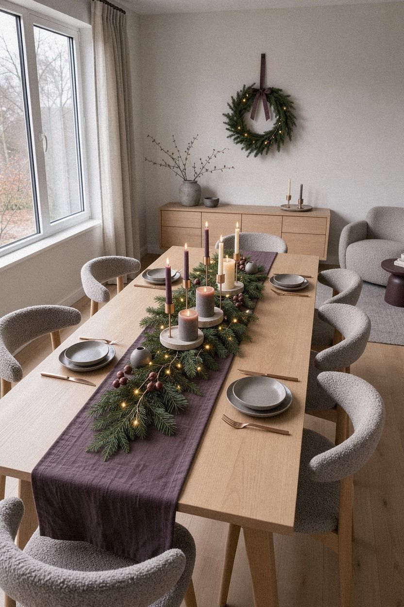 Frame a Candle Cluster Instead of a Giant Floral Arrangement