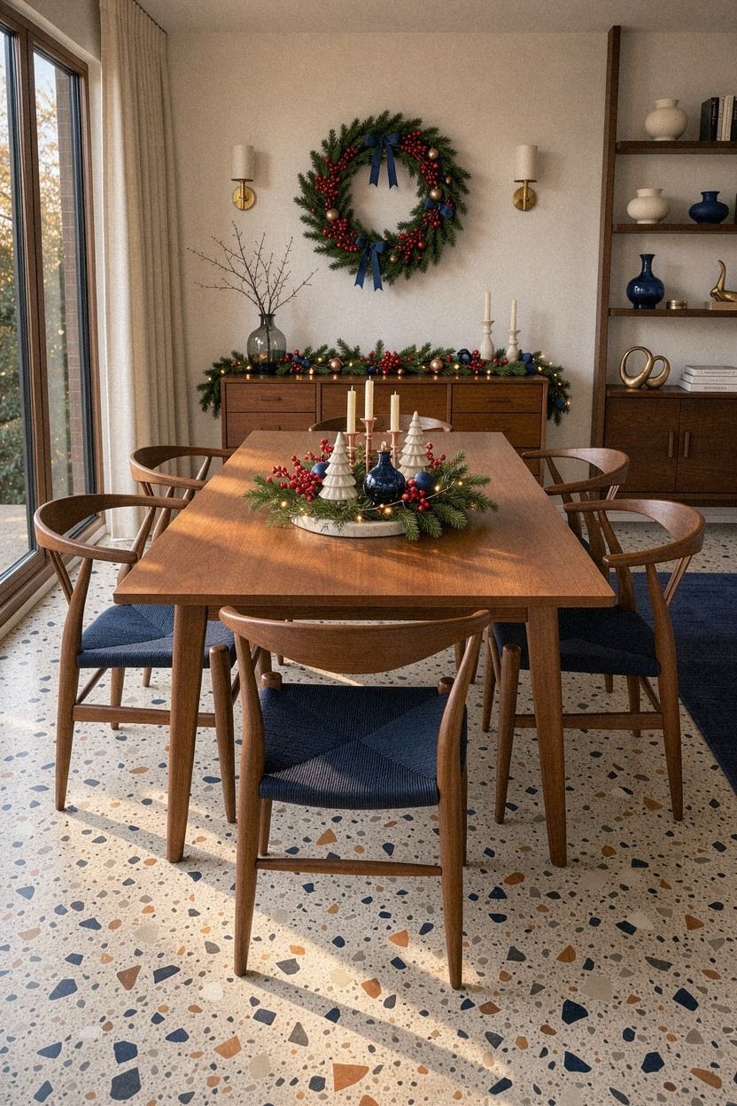 Layer the Two-Wood Rule over Bright Red Berries