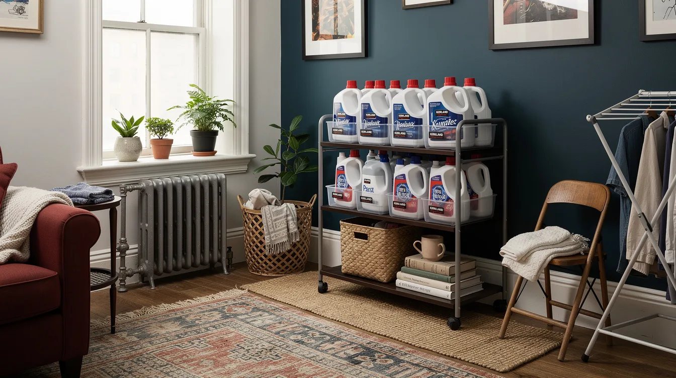Lock Kirkland Signature Laundry Supplies Into Place
