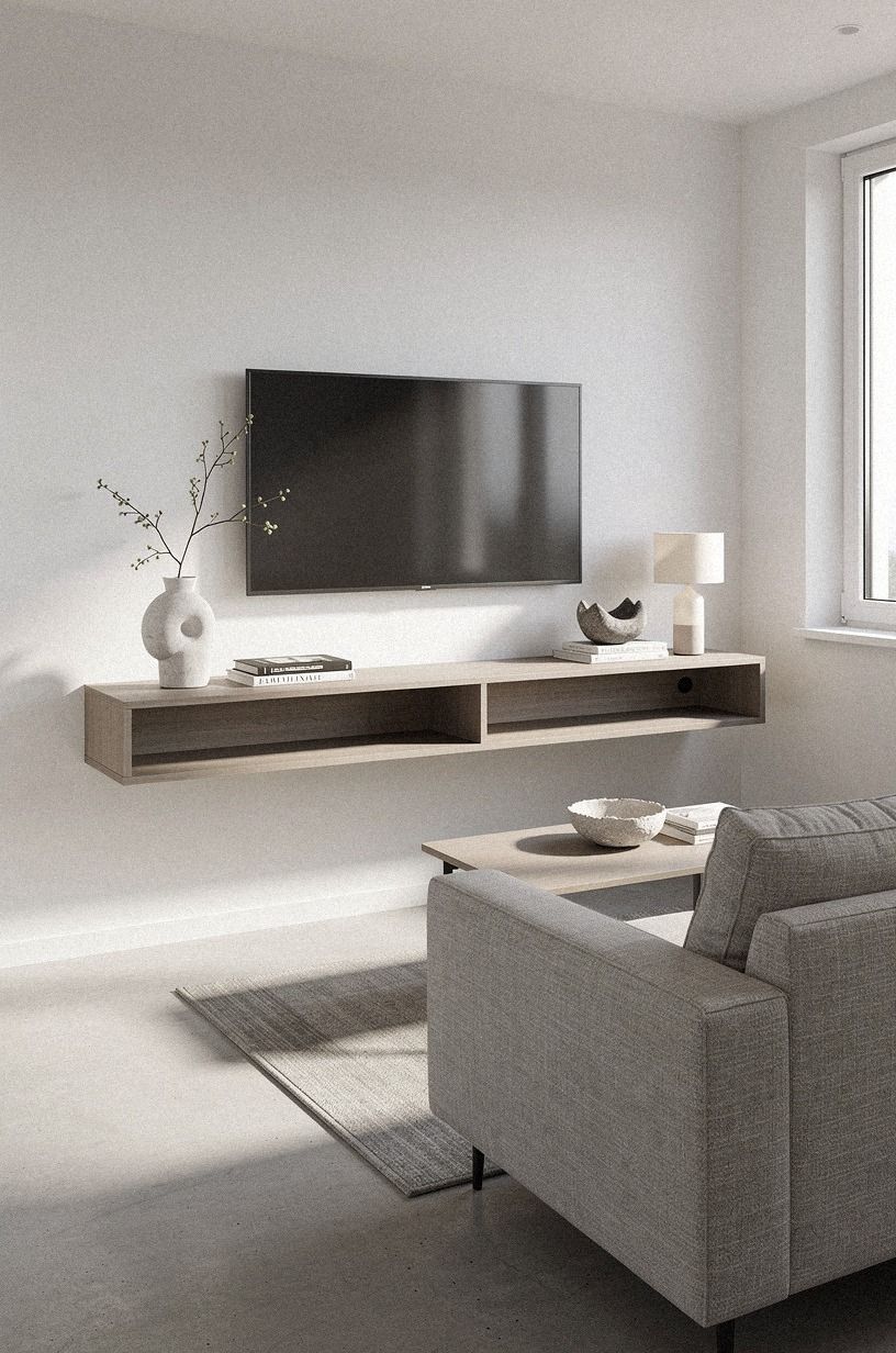 Float a Narrow Console With the Air Gap Rule