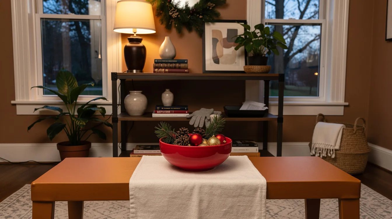 Balance Color With a Red Bowl