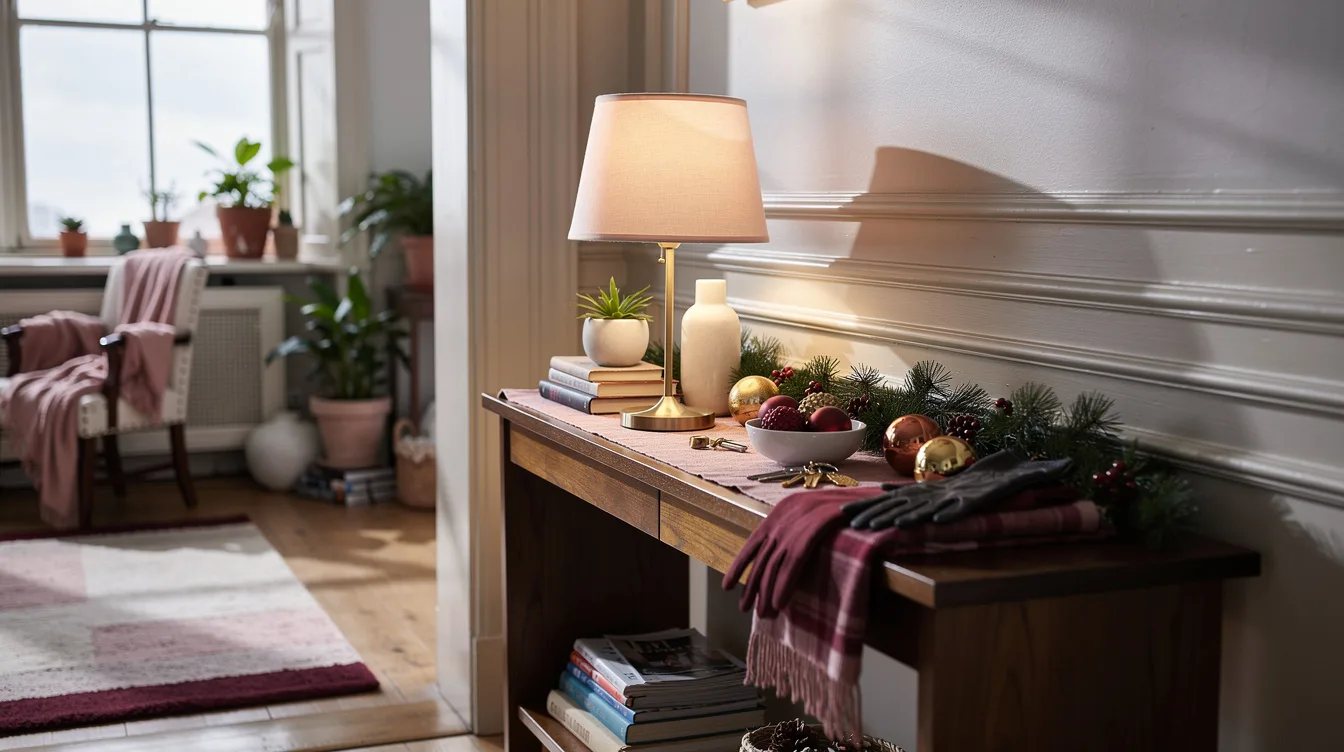 Add a Compact Table Lamp