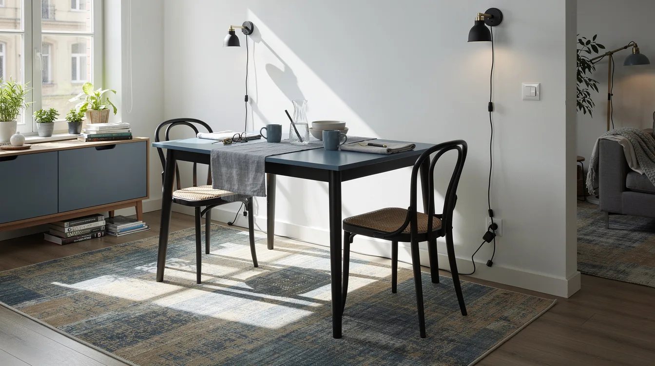 Frame a Dining Area With Plug-In Lighting