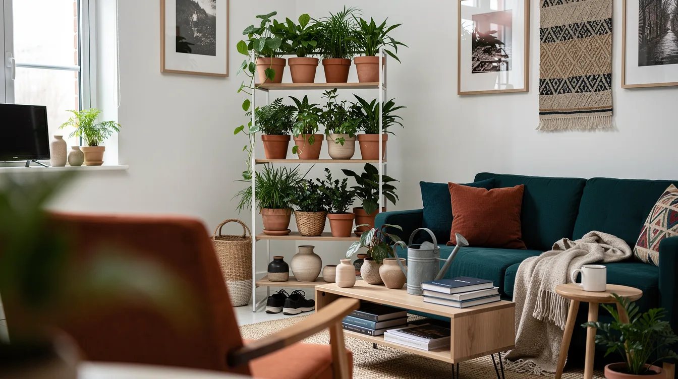 Finish With a Freestanding Plant Wall