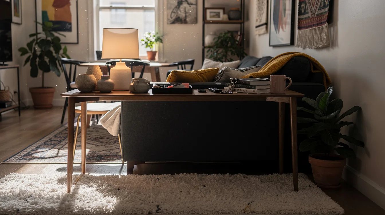 Place a Console Behind the Sofa