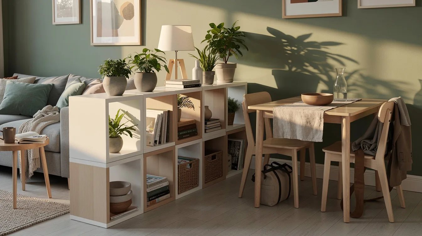 Stack Cubes Into a Low Divider