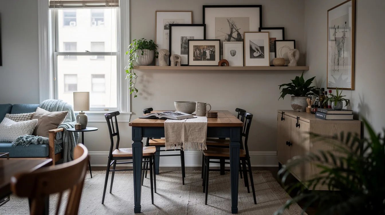 Frame the Table With a Picture Ledge