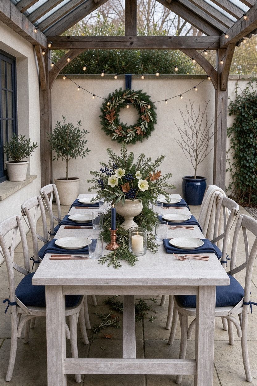 Mix Garden Greenery Over Store-Bought Garland