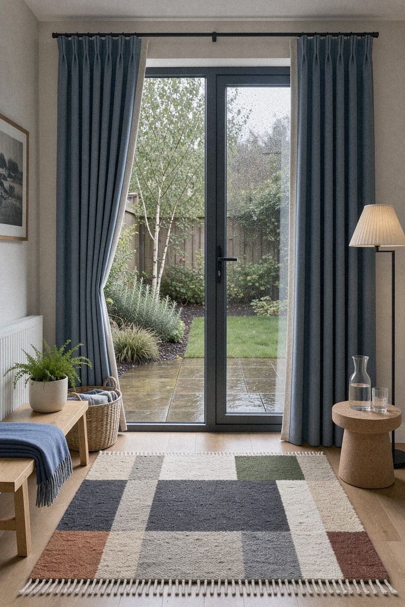 Can a Rug and Curtain Stop a Cold Floor?
