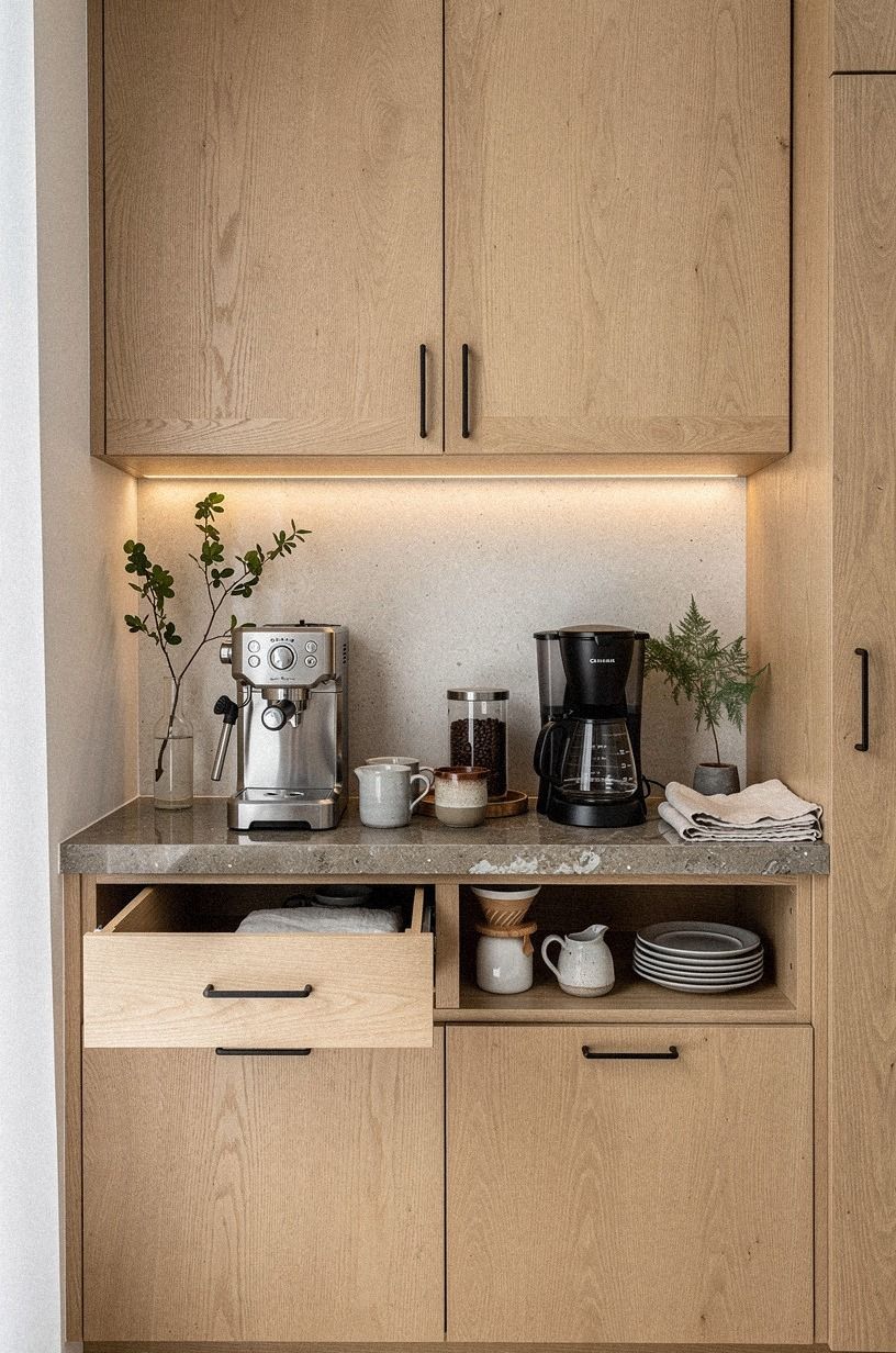 Coffee Station, No Renovation Required