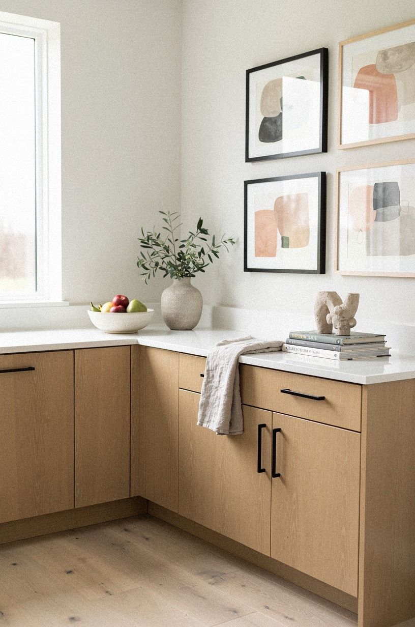 Frame the Cabinet Wall With Art