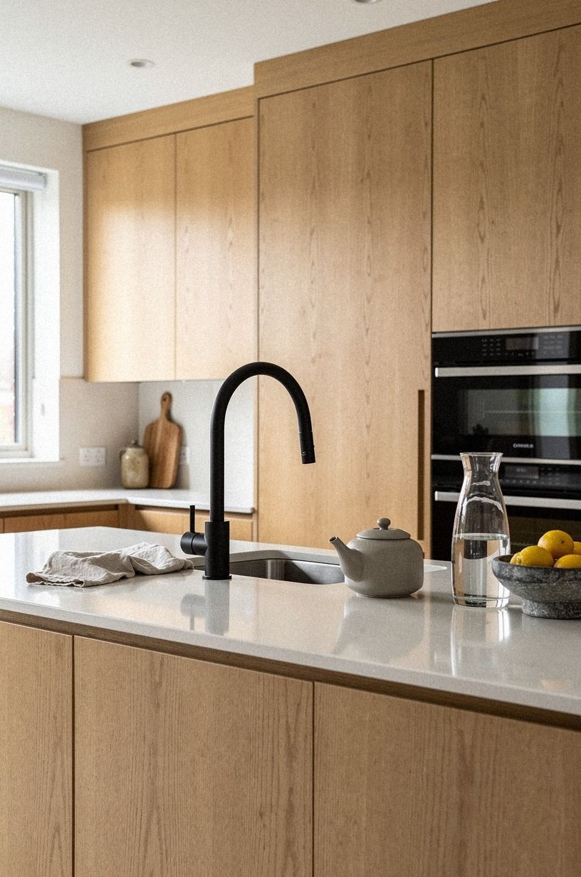 Replace One Faucet With a Sculptural Finish