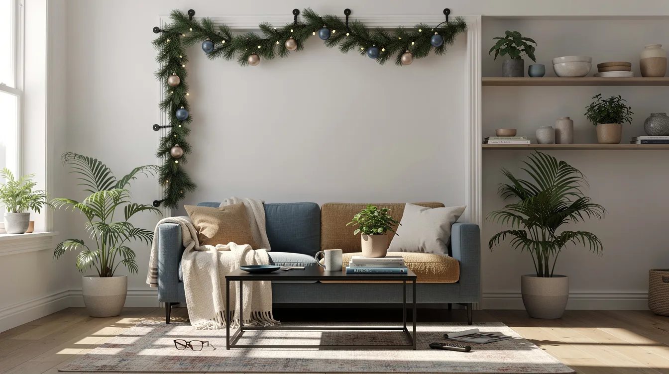 Run the Garland Along Existing Architecture