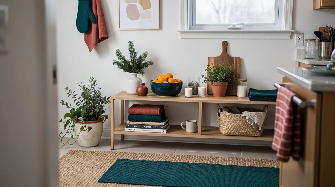 Build a Low Kitchen Shelf Display