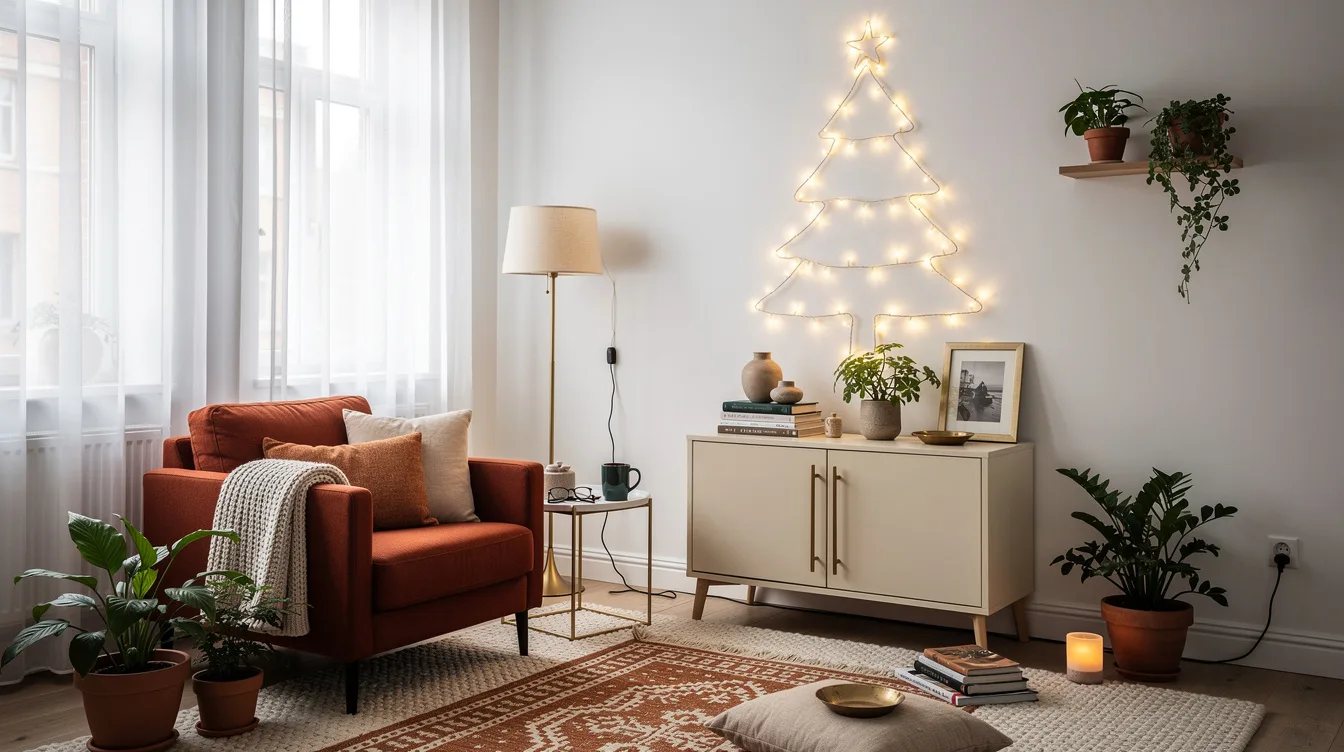 Trace a Tree With Warm-White Lights