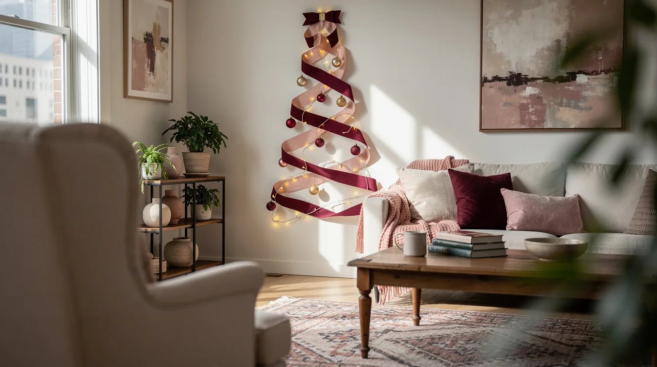 Shape a Ribbon Tree on a Narrow Wall
