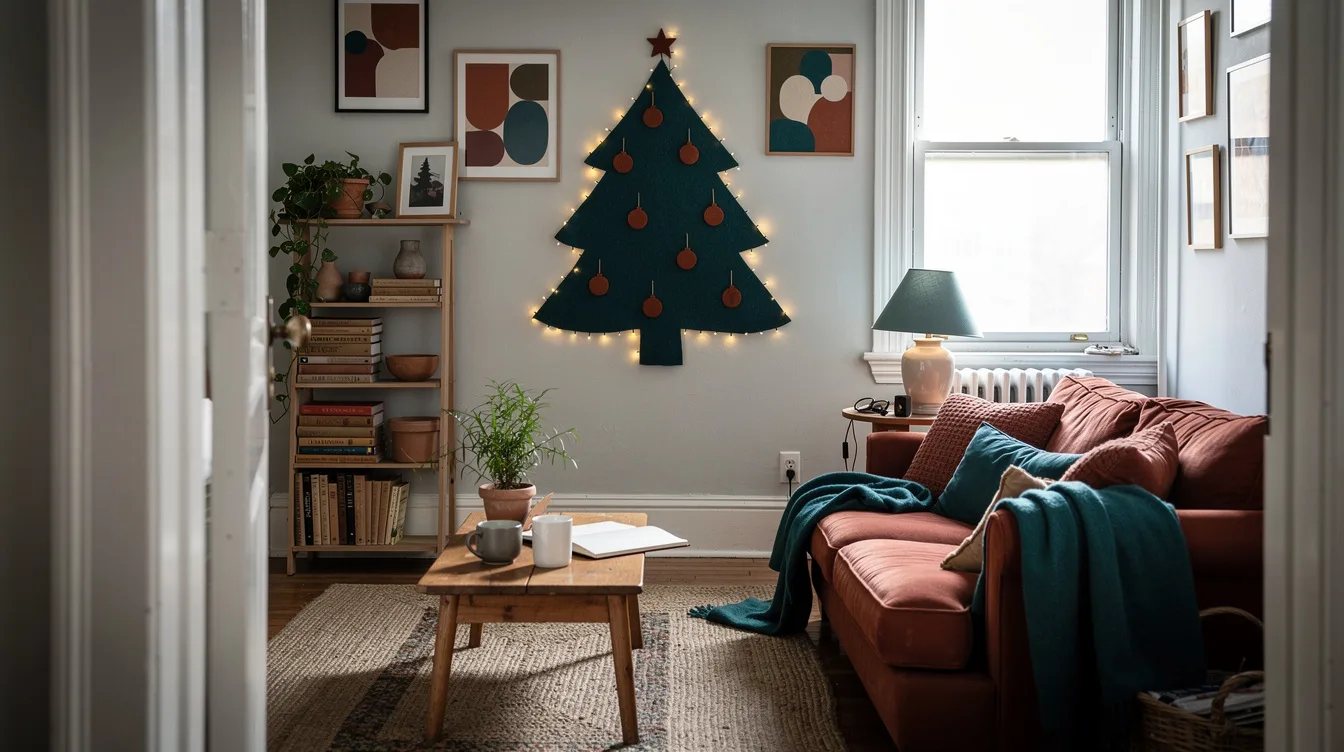 Mount a Flat Felt Tree for Soft Texture