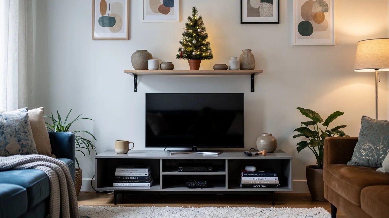 Stack a Tiny Tree Above the Television