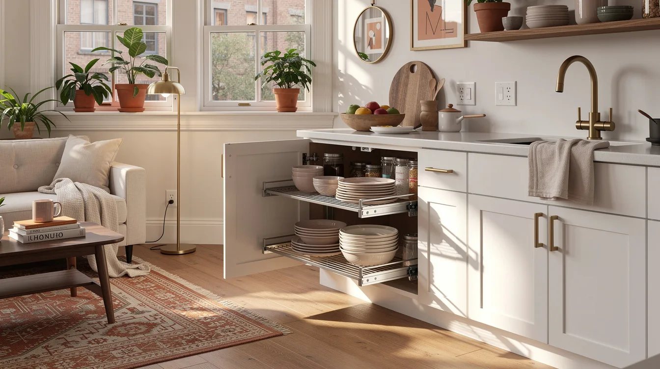 Split Short Stacks With a Metal Shelf