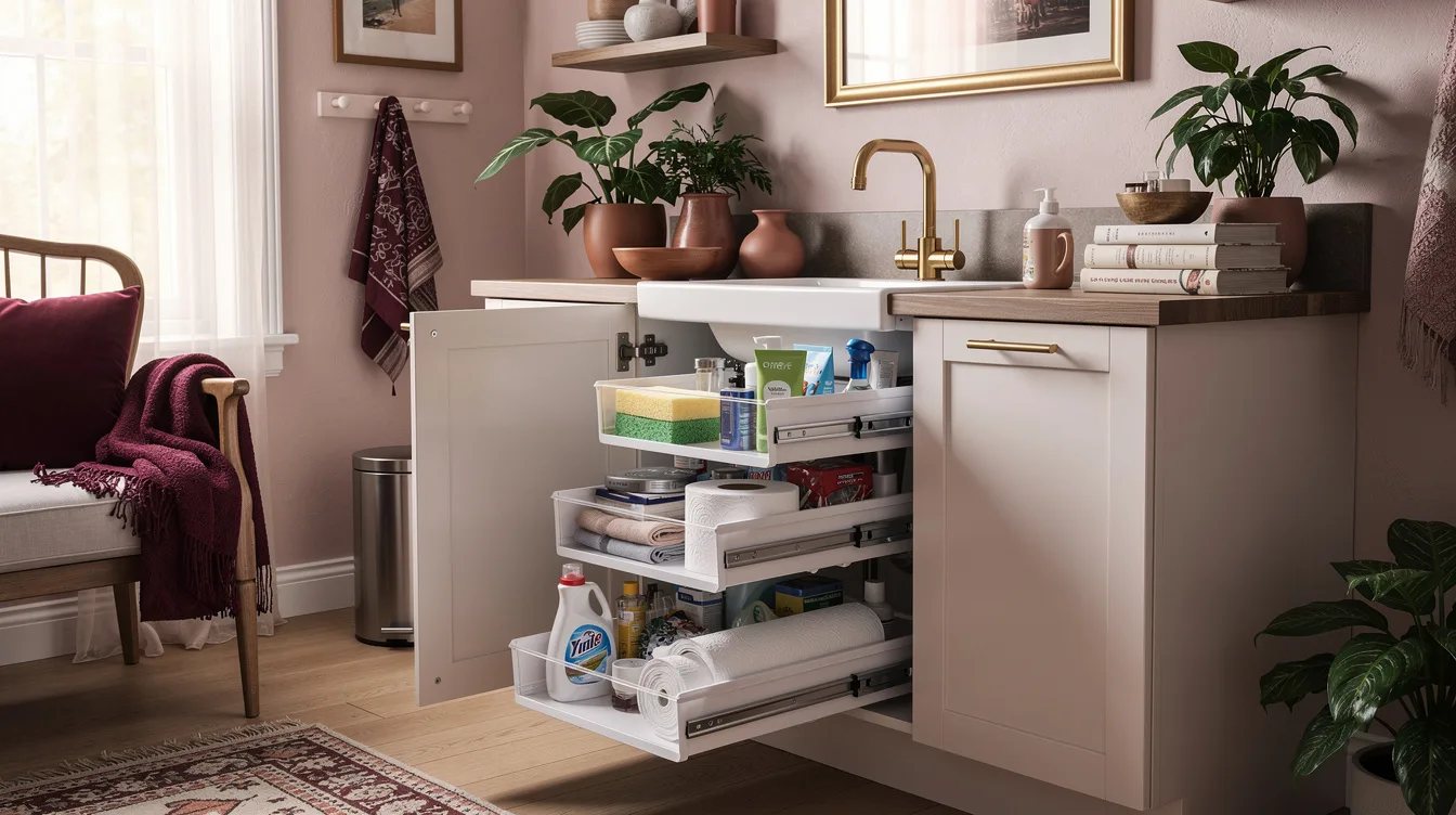 Use Drawer Storage Under the Sink