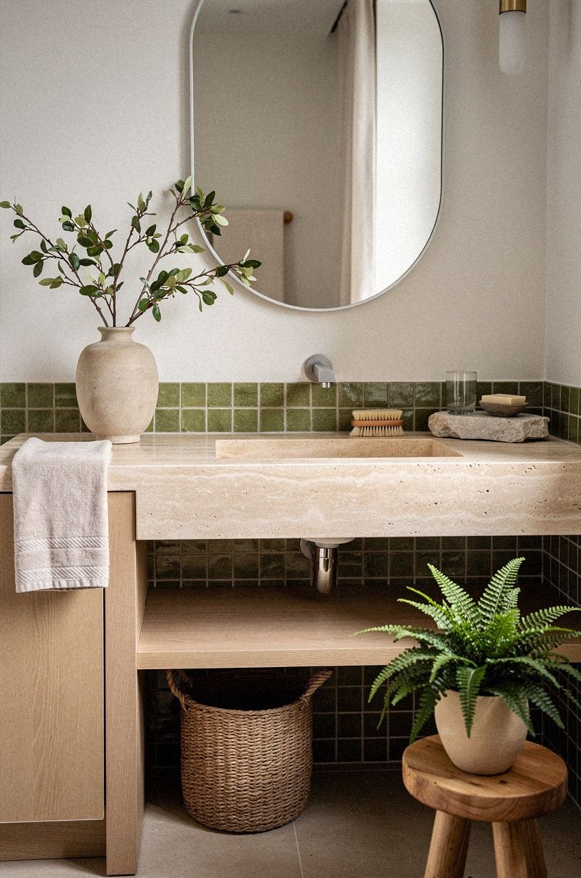 Repeat Green Through Small Organic Details